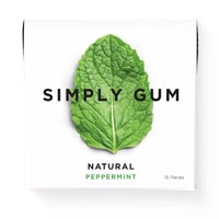 Simply Gum Natural Chewing Gum Peppermint