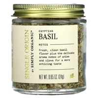 Simply Organic Single Origin Egyptian Basil - Certified Organic