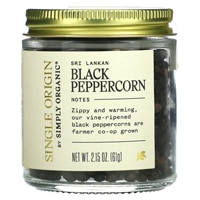 Simply Organic Single Origin Sri Lankan Black Peppercorn