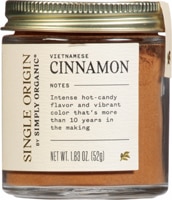 Simply Organic Single Origin Vietnamese Cinnamon - Certified Organic