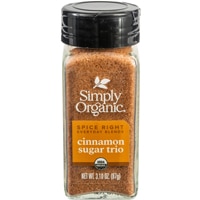 Simply Organic Spice Right Everyday Blends Cinnamon Sugar Trio