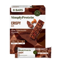 SimplyProtein Crispy Protein Bar Dark Chocolate Almond
