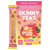 Skinny Boost Skinny Teas Instant Tea Sticks-Energizing Day Hibiscus Berry