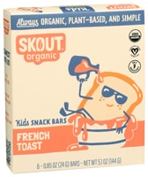 Skout Organic Kids Snack Bars French Toast