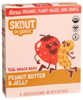 Skout Organic Kids Snack Bars Peanut Butter & Jelly