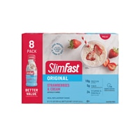 SlimFast Original Meal Replacement Shakes Strawberries & Cream