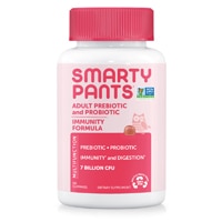 SmartyPants Adult Prebiotic and Probiotic Immunity Formula Strawberry Creme