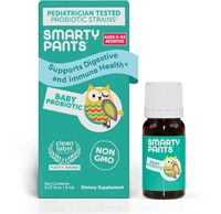 SmartyPants Baby Probiotic Drops Digestive and Immune Health 0-24 Months