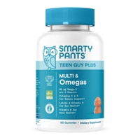 SmartyPants Teen Guy Plus Multi & Omegas Gummies Pineapple Orange