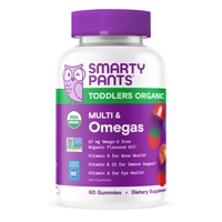 SmartyPants Toddler Organic Multivitamin & Omega 3