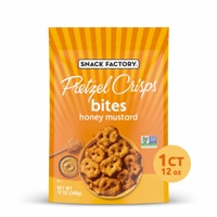 Snack Factory Non-GMO Pretzel Crisps Bites Honey Mustard