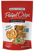 Snack Factory Pretzel Crisps Deli Style Everything