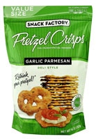 Snack Factory Pretzel Crisps Deli Style Garlic Parmesan