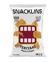 Snacklins Plant Crisps Non-GMO Vegan Gluten Free Teriyaki