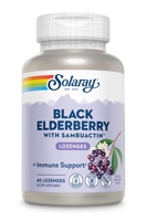 Solaray Black Elderberry with Sambuactin Lozenges