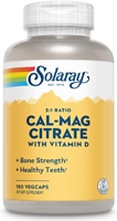 Solaray Cal-Mag Citrate 2:1 Ratio with Vitamin D