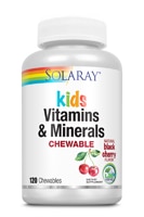 Solaray Kids Chewable Vitamins & Minerals Natural Black Cherry