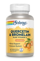 Solaray Quercetin & Bromelain Chewables Natural Orange