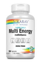 Solaray Twice Daily Multi Energy™ Iron Free