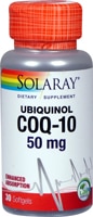 Solaray Ubiquinol COQ-10 Dietary Supplement