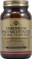 Solgar Chromium Polynicotinate Yeast Free