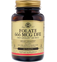 Solgar Folate 666 MCG DFE