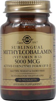 Solgar Methylcobalamin Sublingual Vitamin B12