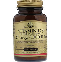 Solgar Vitamin D3 Cholecalciferol