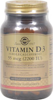 Solgar Vitamin D3 Cholecalciferol