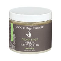 Soothing Touch Herbal Salt Scrub with Dead Sea Salt - Cedar Sage