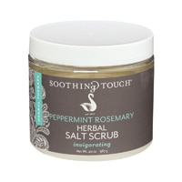 Soothing Touch Herbal Salt Scrub with Dead Sea Salt - Peppermint Rosemary