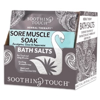 Soothing Touch Herbal Therapy Epsom Bath Salts - Sore Muscle Soak