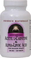 Source Naturals Acetyl L-Carnitine and Alpha-Lipoic Acid