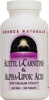 Source Naturals Acetyl L-Carnitine and Alpha-Lipoic Acid