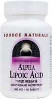 Source Naturals Alpha Lipoic Acid Time Release