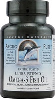 Source Naturals ArcticPure® Enteric Coated Ultra Potency Omega-3 Fish Oil