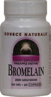 Source Naturals Bromelain 2000 GDU