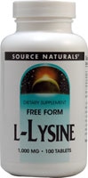 Source Naturals Free Form L-Lysine