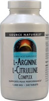 Source Naturals L-Arginine L-Citrulline Complex