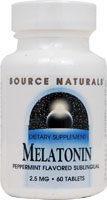 Source Naturals Melatonin 2.5 MG Peppermint