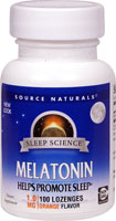 Source Naturals Melatonin Lozenges Orange