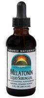 Source Naturals Melatonin Sublingual Liquid Orange