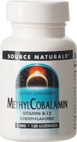 Source Naturals MethylCobalamin Vitamin B12 Cherry