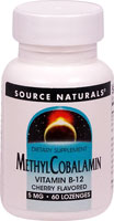 Source Naturals Methylcobalamin Vitamin B12 Cherry