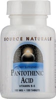 Source Naturals Pantothenic Acid Vitamin B-5