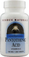 Source Naturals Pantothenic Acid Vitamin B-5