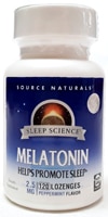 Source Naturals Sleep Science Melatonin Peppermint