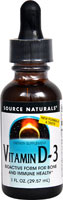 Source Naturals Vitamin D-3 Liquid