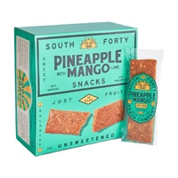 South Forty Gluten Free Non-GMO Fruit Bar Pineapple with Mango & Lime