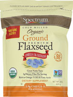 Spectrum Essentials® Organic Cold Milled Ground Premium Flaxseed